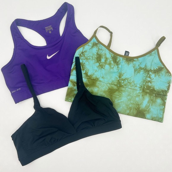 Nike Pro GapBody VS PINK Active Workout Sports Bras Bundle Lot (3) Size XL - Picture 1 of 8